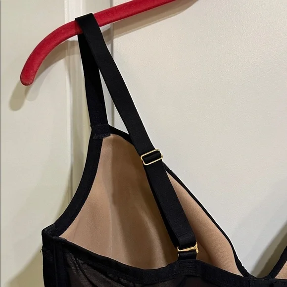 Soma Lightest Lift Perfect Coverage Bra 38DDD‎ Black Lace Underwire - Picture 9 of 16